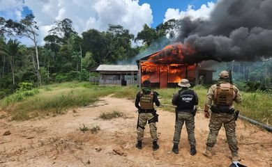 Amazônia: dez garimpos ilegais destruídos e R$ 4,5 milhões em multas