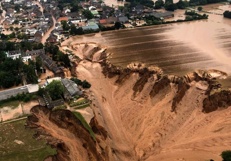 Inundacao histórica na Alemanha em 2021