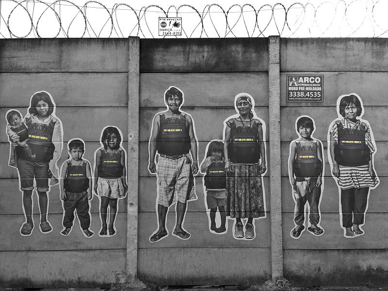 “Invasão colonial ‘YVY OPATA’ a terra vai acabar”, em exposição no Museu de Arte Contemporânea