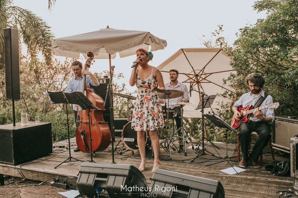 Bíbi Jazz Band apresenta “Parla piu piano”  na paisagem idílica de O Butiá.