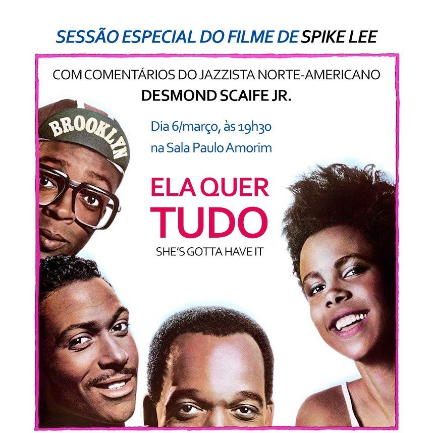 Músico norte-americano comenta filme de Spike Lee na Sala Paulo Amorim