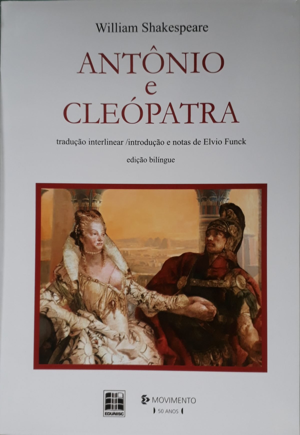 “A música é o alimento certo  de todos nós”, Shakespeare em “Antônio e Cleópatra”