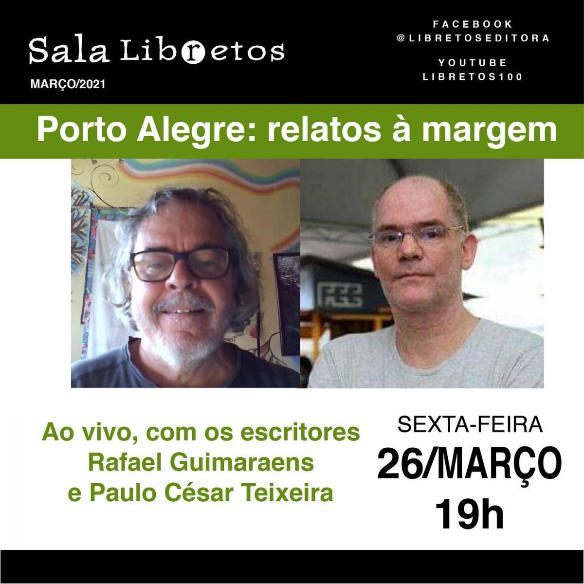 Rafael Guimaraens e Paulo César Teixeira: um olhar histórico e amoroso sobre Porto Alegre
