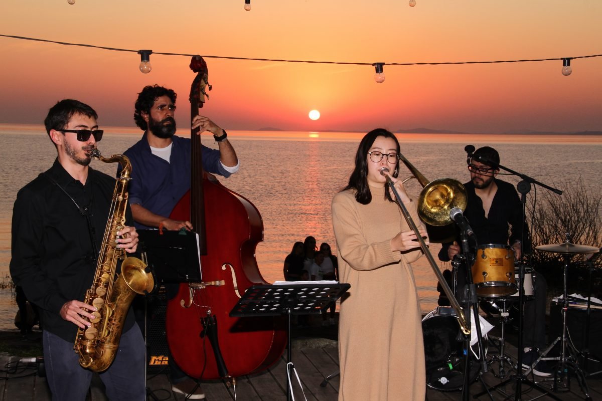 Sax e trombone direto de NY, no Espaço 373, com Diego Ferreira e Nana Sakamoto