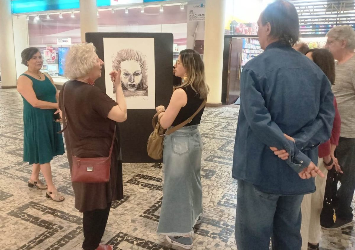 A Clarice Lispector na pintura  de Graça Craidy, em exposição em São Paulo