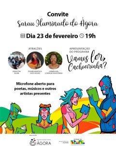 Instituto Ágora lança, em sarau iluminado, o projeto 