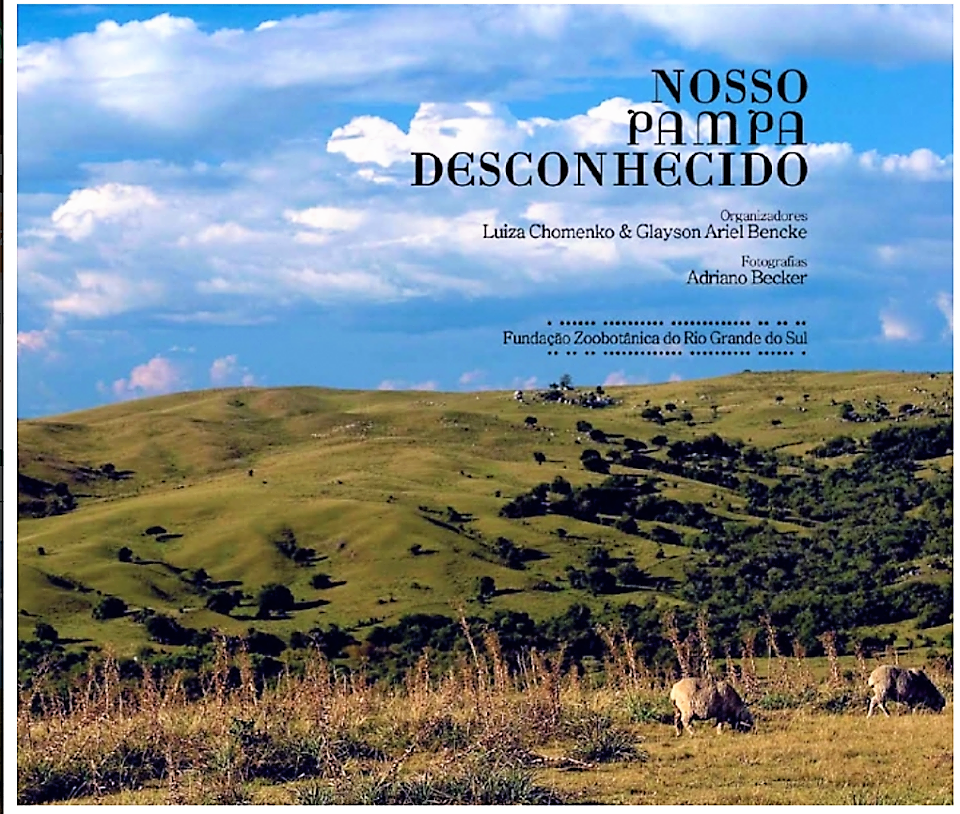 Livro Nosso Pampa Desconhecido, da Zoobotânica, é finalista do Prêmio Jabuti