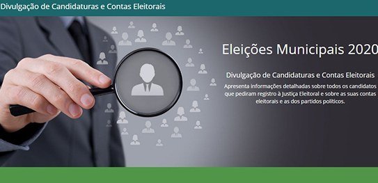 Já estão disponíveis as informações dos candidatos em todo o País