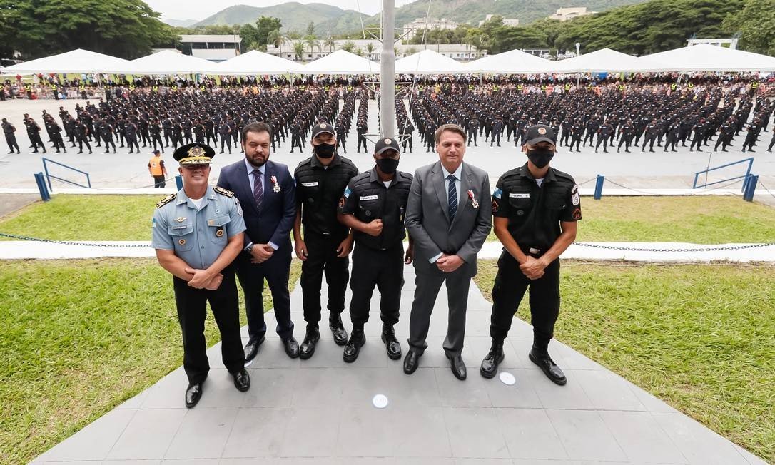 “Só papai do céu me tira daqui”, diz Bolsonaro no dia em que seu projeto de controlar as PMs é revelado