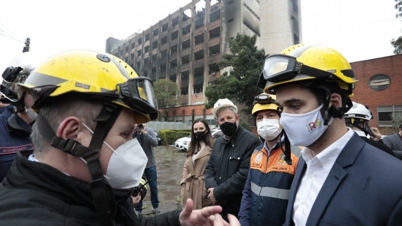 Polícia já ouve testemunhas para apurar causas do incêndio da Secretaria de Segurança