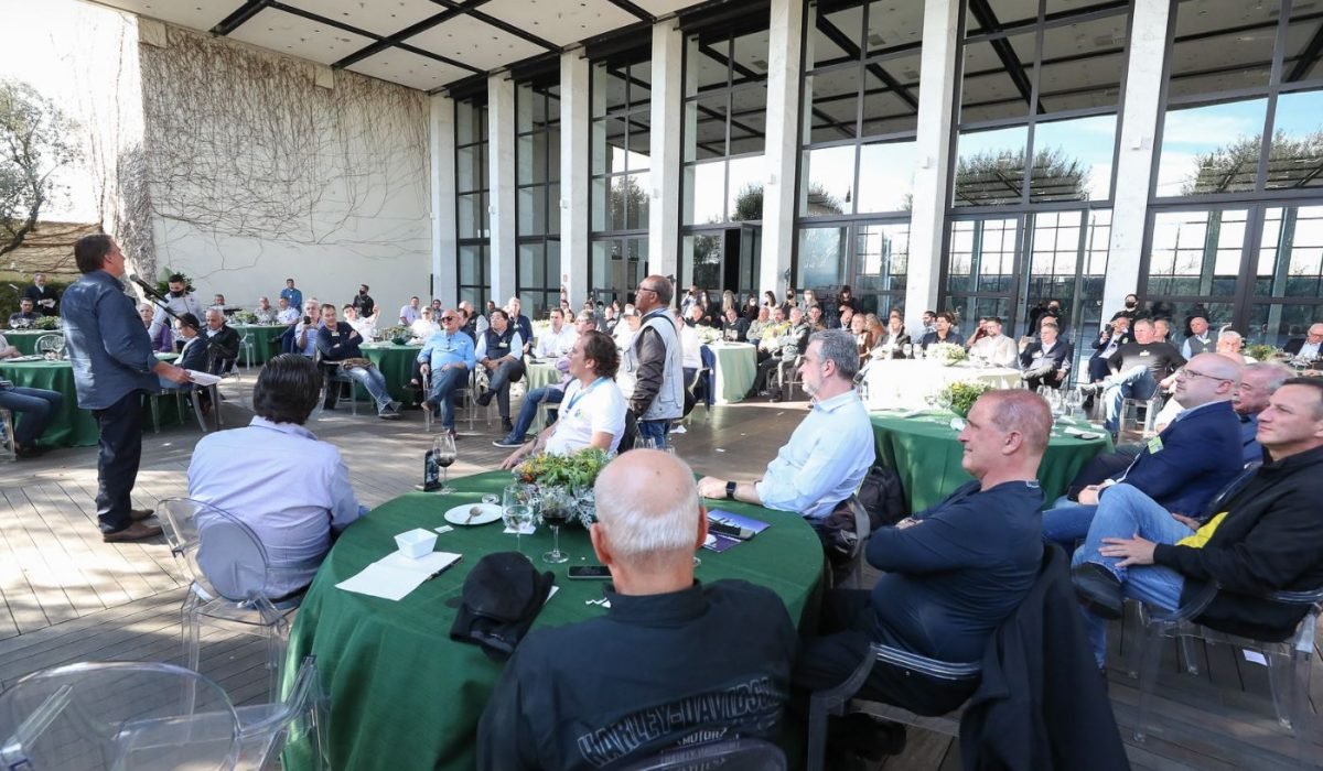 Veja as fotos do almoço fechado dos empresários gaúchos com Bolsonaro