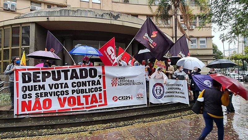 Manifestações em Brasília e 19 Estados contra reforma administrativa e privatizações
