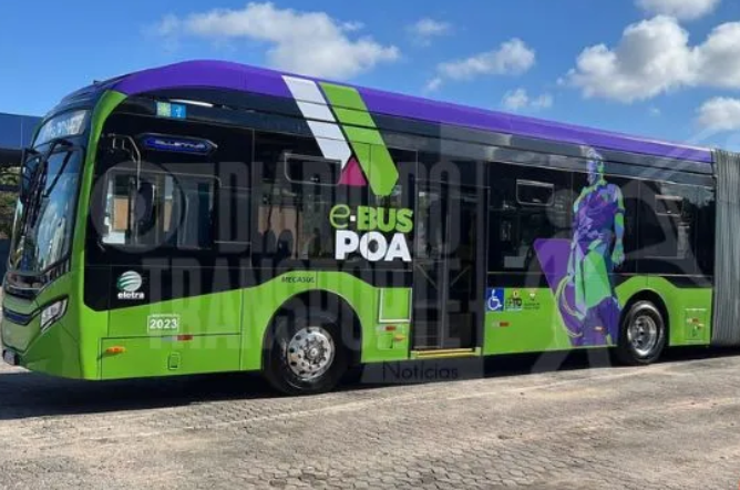 Governo federal financia compra de 100 ônibus elétricos para Porto Alegre