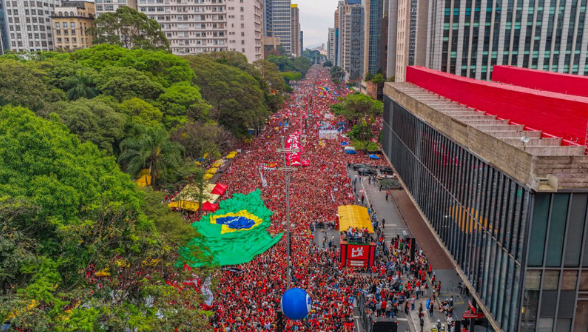Avenida Paulista, na segunda-feira, 12. Foto: Ricardo Stucker