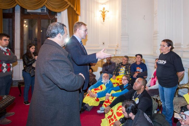 Comando de greve chegou a anunciar ocupação do Piratini | Caco Argemi/CPERS