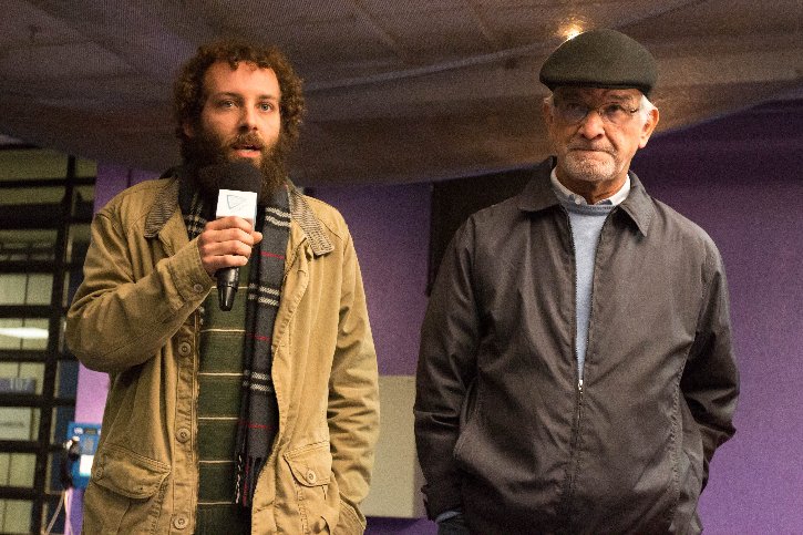 Matheus Charini e Elmar Bones falaram sobre Liberdade de Imprensa. Foto: Luísa Zelmanowicz