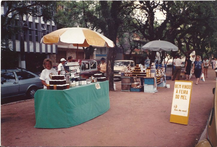 Marcelo é do tempo da Feira do Mel, na década de 80, ainda antes da chegada dos orgânicos / Acervo pessoal de Marcelo Giffhorn