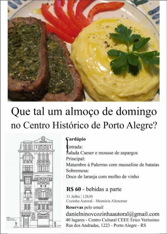 culinária 2- cardápio