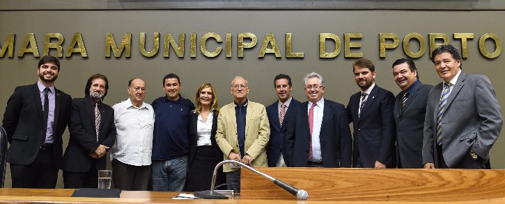 Representantes do Brique receberam a homenagem dos vereadores / Leonardo Contursi/CMPA
