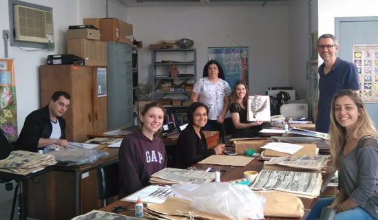 Pesquisadores no Herbário do Museu/FZB, que poderá ser visitado /Divulgação